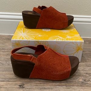 Yellow Box Gentry Platform Wedge Sandal